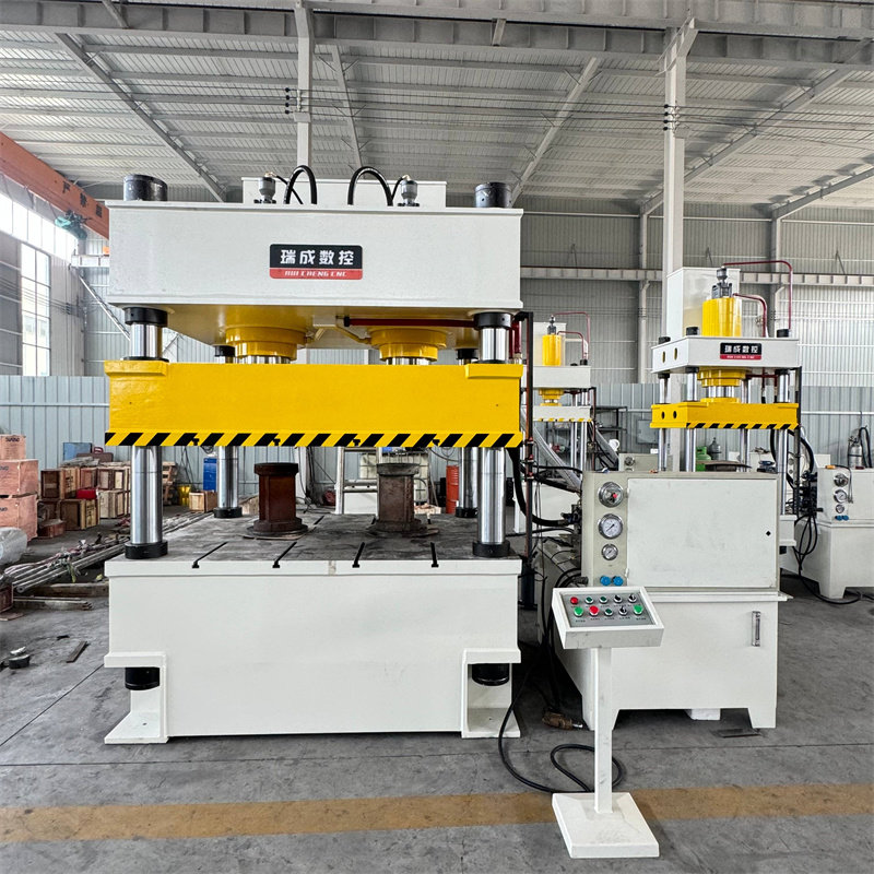 400噸三梁四柱多頂出液壓機 400T玻璃鋼電表箱模壓成型壓力機 smc玻璃纖維成型油壓機