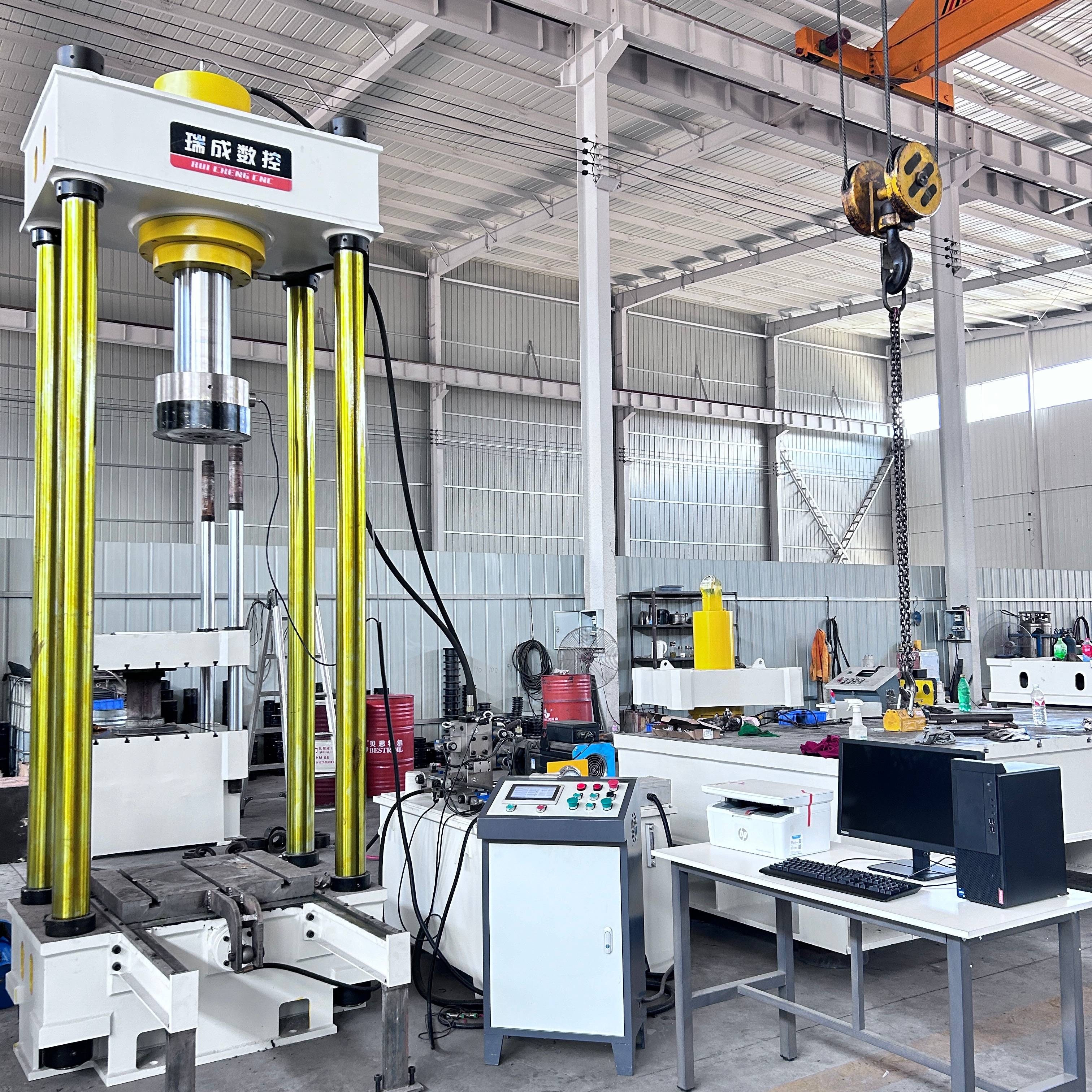 200T移動工作臺兩梁四柱帶plc屏  200噸伺服電機節(jié)能液壓機 200噸壓力機